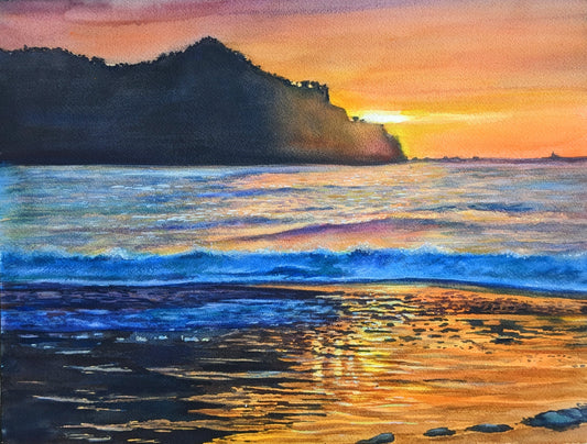 Sunset At Baker Beach