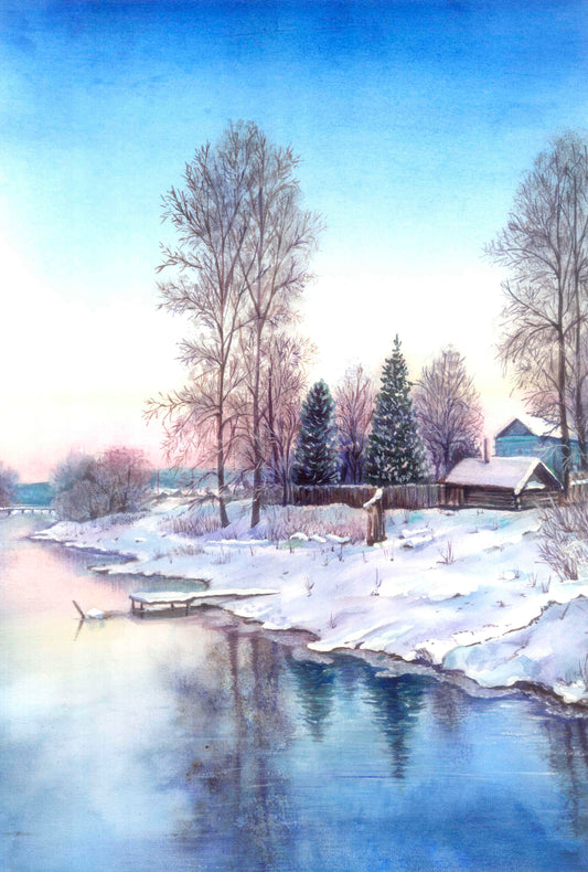 Winter At Sunrise